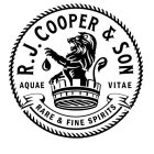 R.J. COOPER & SON AQUAE VITAE RARE & FINE SPIRITS