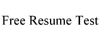 FREE RESUME TEST