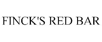 FINCK'S RED BAR