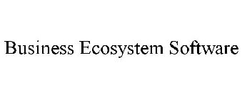 BUSINESS ECOSYSTEM SOFTWARE