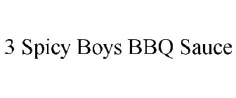 3 SPICY BOYS BBQ SAUCE