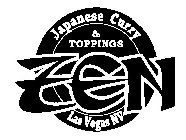 JAPANESE CURRY & TOPPINGS ZEN LAS VEGAS NV