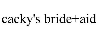 CACKY'S BRIDE+AID