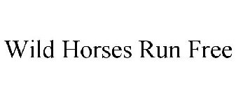 WILD HORSES RUN FREE