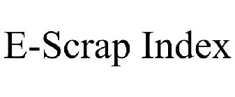 E-SCRAP INDEX