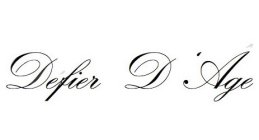 DÉFIER D'ÂGE