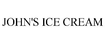 JOHN'S ICE CREAM