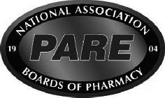 1904 NATIONAL ASSOCIATION BOARDS OF PHARMACY PARE