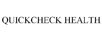 QUICKCHECK HEALTH