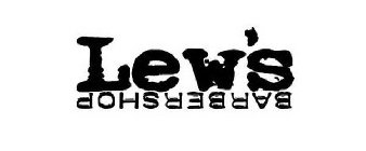 LEW'S BARBERSHOP