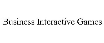BUSINESS INTERACTIVE GAMES