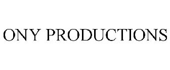 ONY PRODUCTIONS