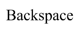 BACKSPACE