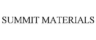 SUMMIT MATERIALS