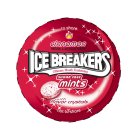 ICE BREAKERS CINNAMON NATURAL & ARTIFICIAL FLAVOR TO SHARE ULTIMATE MOUTH FRESHENING SUGAR FREE MINTS WITH FLAVOR CRYSTALS, NOT TO SHARE