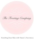 THE FROSTING COMPANY ENRICHING YOUR SKIN WITH NATURE'S SWEETNESS
