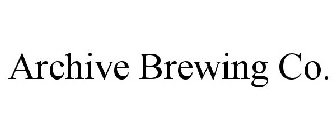 ARCHIVE BREWING CO.