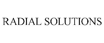 RADIAL SOLUTIONS