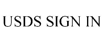 USDS SIGN IN