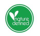 NATURE DEFINED