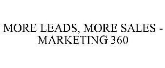 MORE LEADS, MORE SALES - MARKETING 360