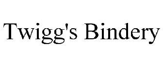 TWIGG'S BINDERY