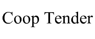 COOP TENDER