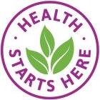 · HEALTH · STARTS HERE