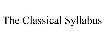 THE CLASSICAL SYLLABUS