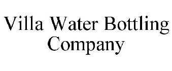 VILLA WATER BOTTLING COMPANY