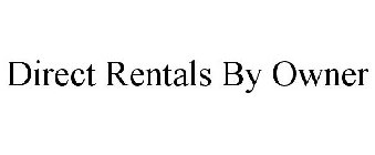 DIRECT RENTALS BY OWNER