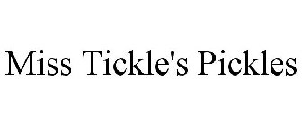 MISS TICKLE'S PICKLES