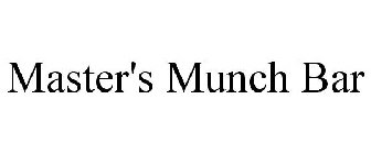 MASTER'S MUNCH BAR