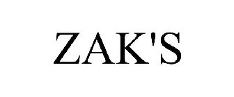 ZAK'S
