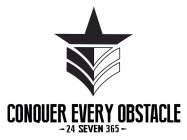 CONQUER EVERY OBSTACLE 24 SEVEN 365
