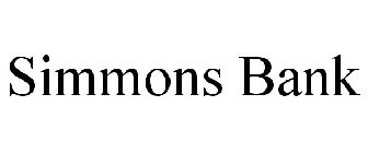 SIMMONS BANK