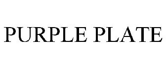 PURPLE PLATE