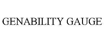 GENABILITY GAUGE