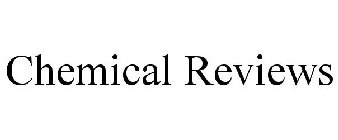 CHEMICAL REVIEWS