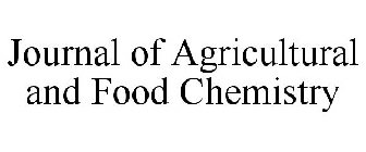 JOURNAL OF AGRICULTURAL AND FOOD CHEMISTRY