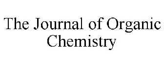 THE JOURNAL OF ORGANIC CHEMISTRY