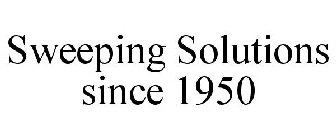 SWEEPING SOLUTIONS SINCE 1950