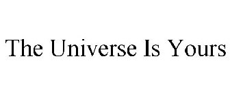 THE UNIVERSE IS YOURS