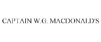 CAPTAIN W.G. MACDONALD'S