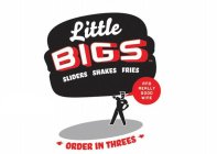 LITTLE BIGS SLIDERS SHAKES FRIES AND REALLY GOOD WINE ORDER IN THREES