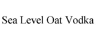 SEA LEVEL OAT VODKA