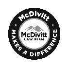 MCDIVITT MAKES A DIFFERENCE - MCDIVITT LAW FIRM
