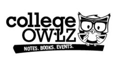 COLLEGE OWLZ NOTES. BOOKS. EVENTS.