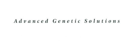 ADVANCED GENETIC SOLUTIONS