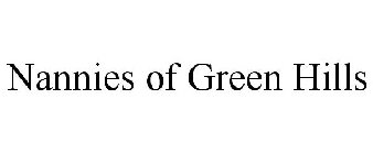 NANNIES OF GREEN HILLS
